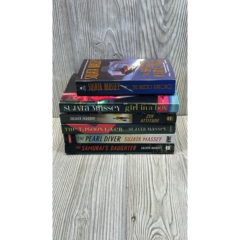 REI SHIMURA Paperback Lot of 6 Sujata Massey Mystery Girl in a Box Pearl Diver